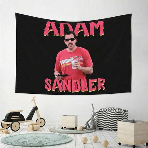 Adam Sandler Tapestry Wall Hanging - Iconic Comedy Actor, Horizontal Wall Suitable For Bedroom, Living Room, Dorm Decor Gift 60x40in, 51x60 Inchtapestry For Bedroom Deocr,Home Deocr Living Room,House Deocr,Wall Deocr,Flags,For Teen Girls And Boys Roo
